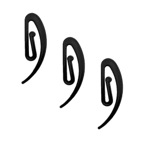 Agrafka francuska ślimak WAVE Czarna- 100 szt. 