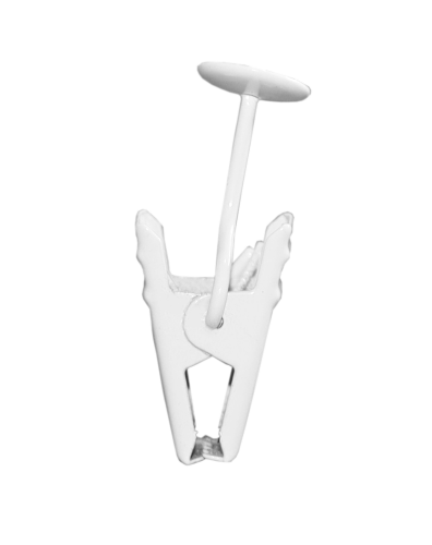 Żabka metalowa ze ślizgiem do szyny PCV