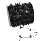 Ślizgi na sznurku do systemu WAVE co 6 cm czarne nieobrotowe (Rolka 50 mb)