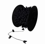 Ślizgi na sznurku do systemu WAVE co 8 cm czarne obrotowe (Rolka 80 mb)